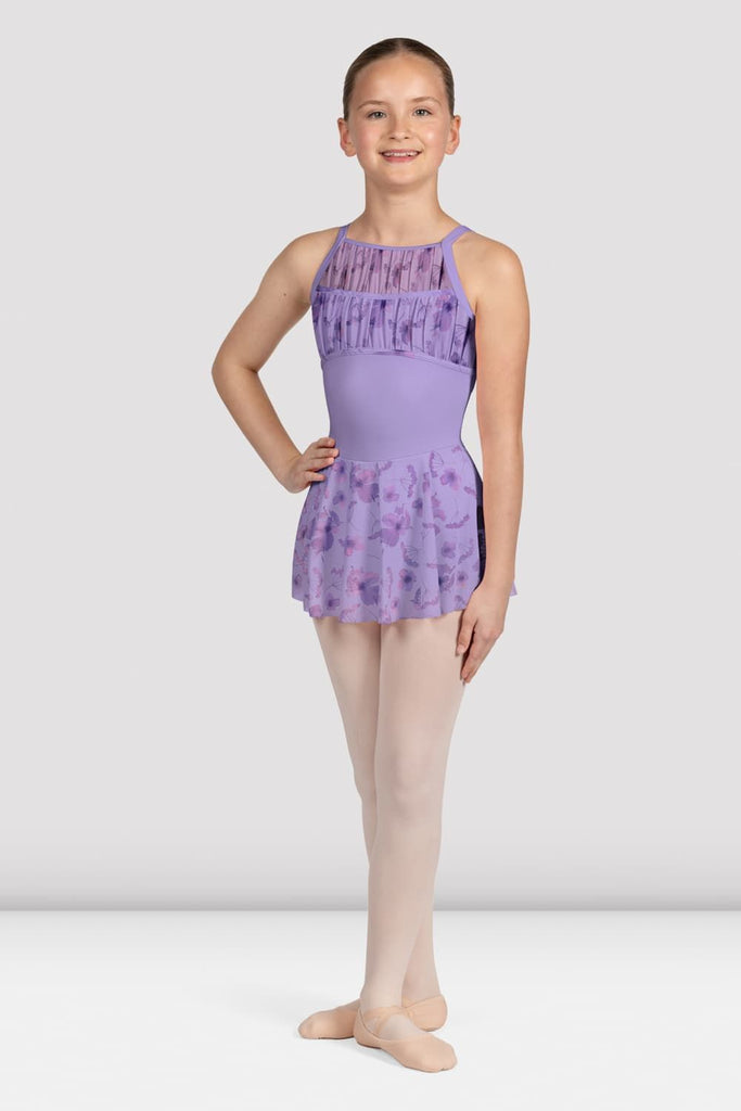 Girls Hazel Floral Camisole Skirted Leotard - BLOCH US